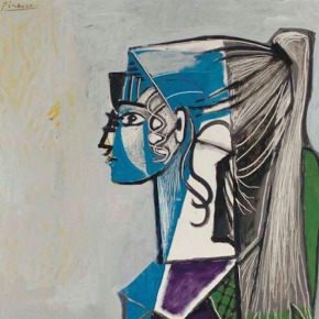 #Art  | Sylvette au fauteuil vert (Picasso, 1954).